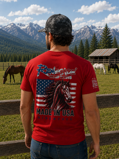 Renegade T-Shirt: USA 250 Red