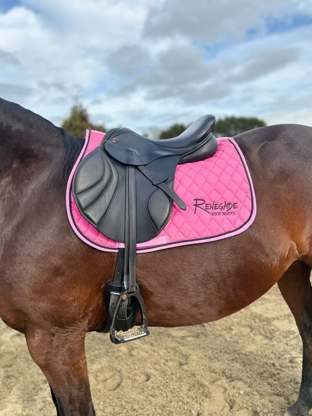 Renegade® English Saddle Pad - Pink