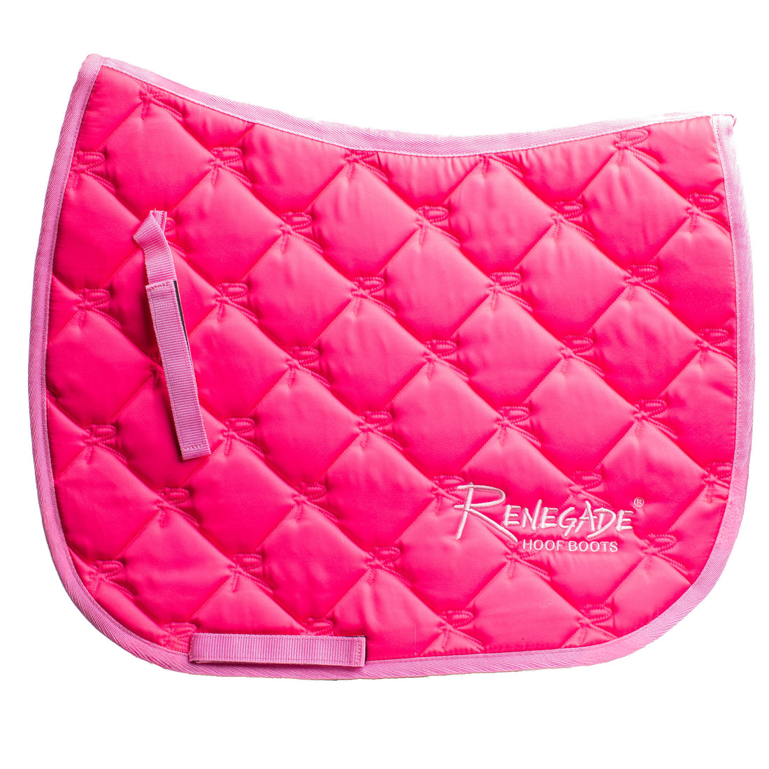 Renegade® Universal English Saddle Pad - Pink/Pink Trim