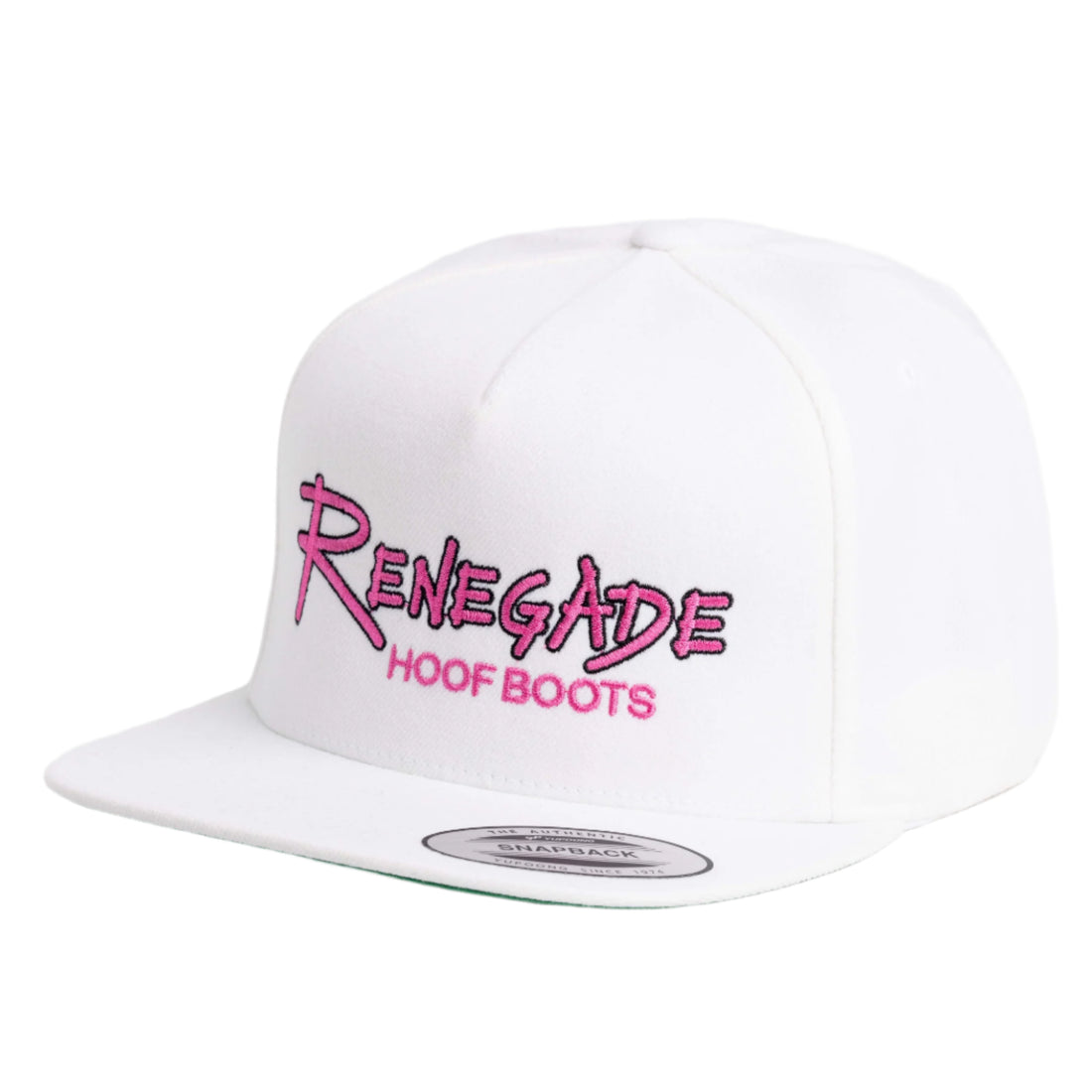 Renegade® Wool Flat Bill Cap - White
